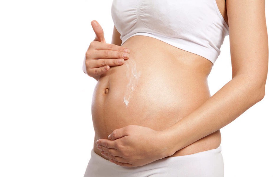 Cream for stretch marks at pregnant women
