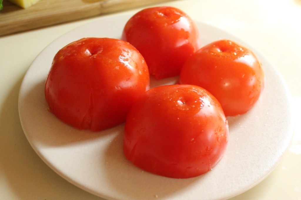 salted tomatoes