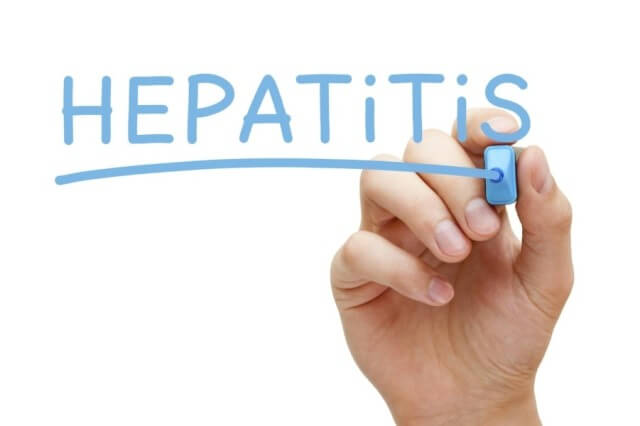 Hepatitis Blue Marker Different types of hepatitis C.