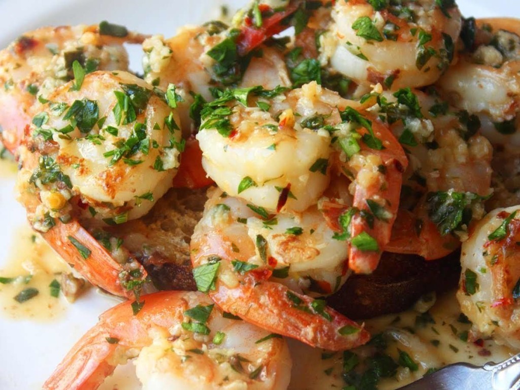 shrimps with garlic